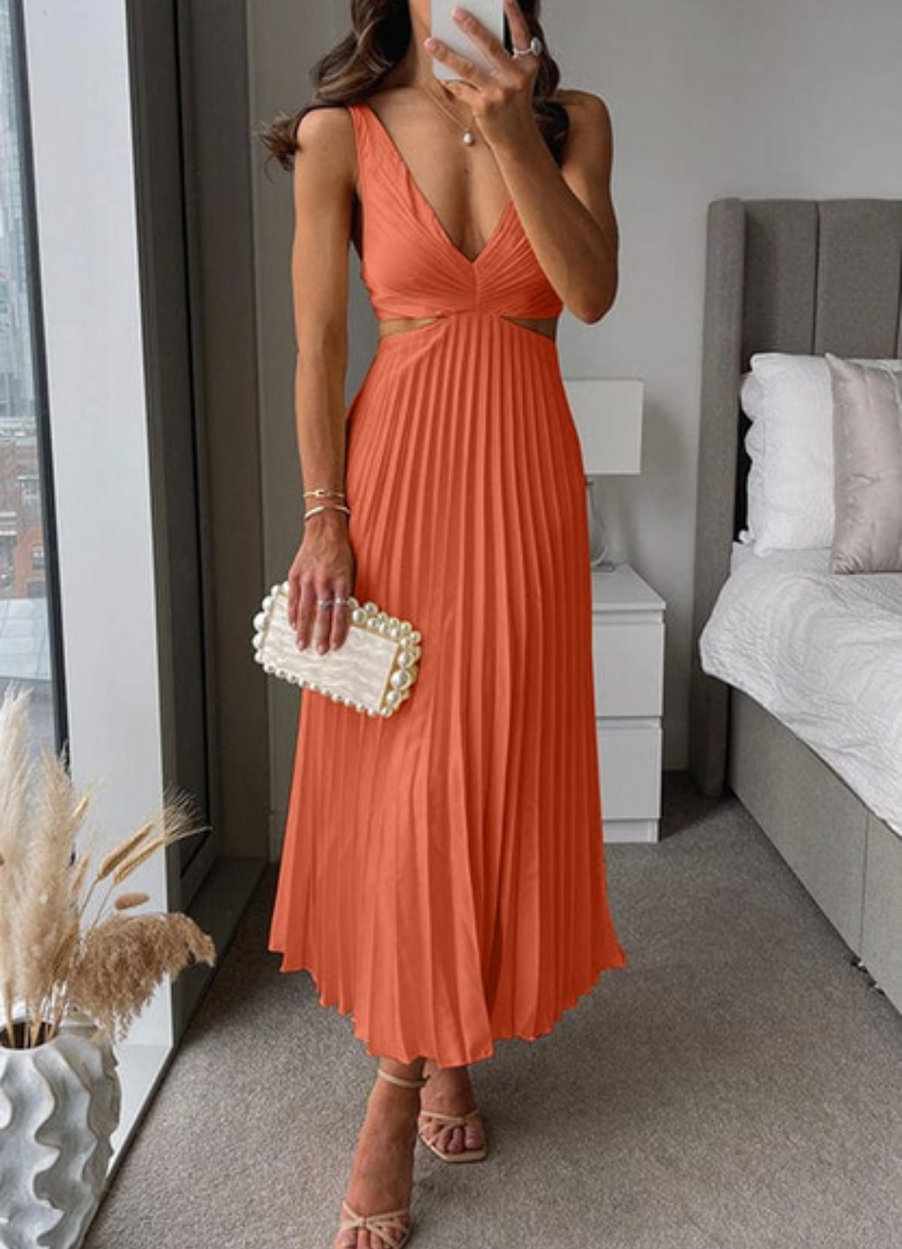 Yolande  | Robe de Soirée Dos Nu Pour Femme | Maxi