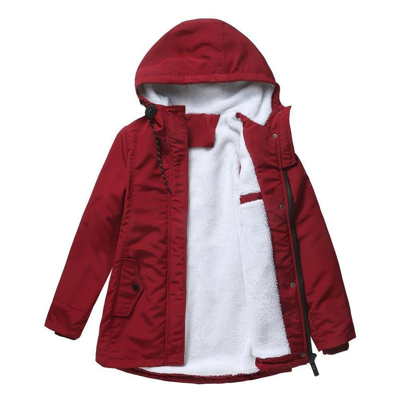 Parka Cintrée à Capuche Douillette