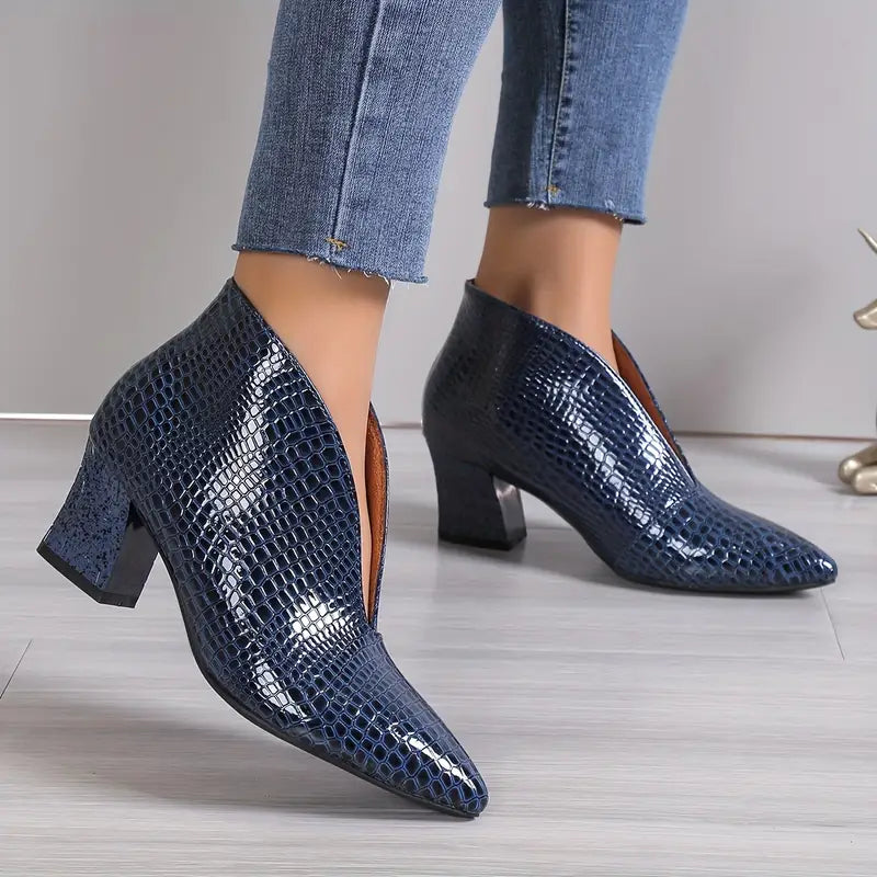Bottines à Talon Pointu Élégance