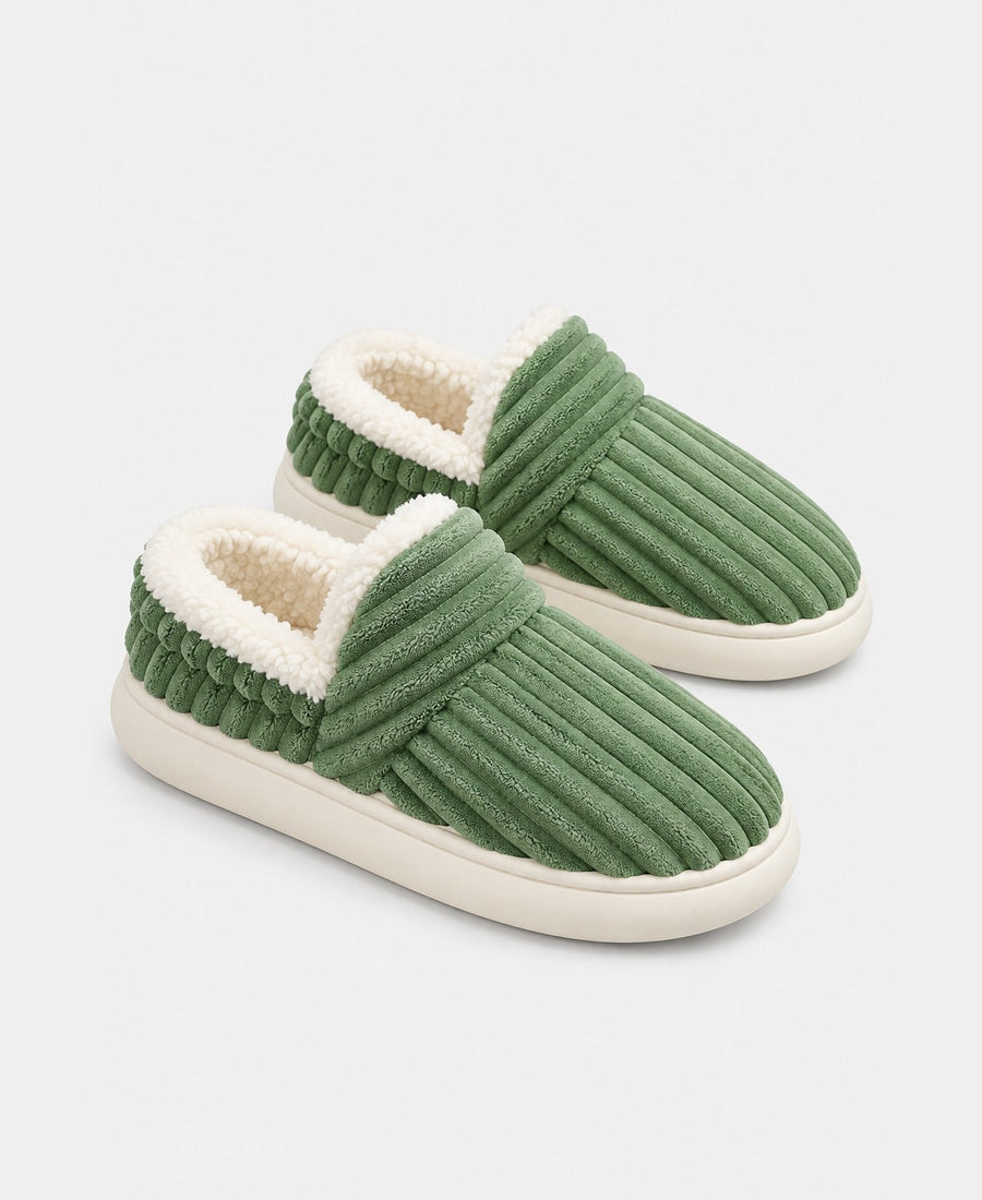Chaussons mules douillets — vue arrière