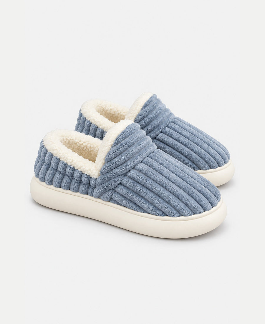 Chaussons mules douillets — contexte d'utilisation quotidienne