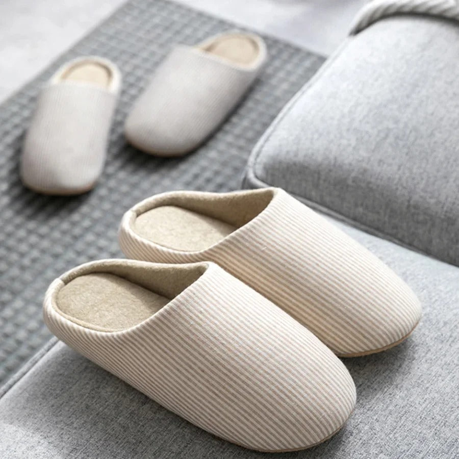 Chaussons Ouverts Douillets d'Intérieur