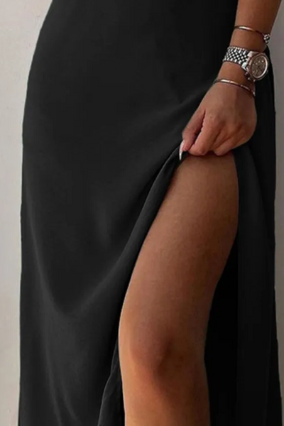Lana | Robe à bretelles et col en V pour femme