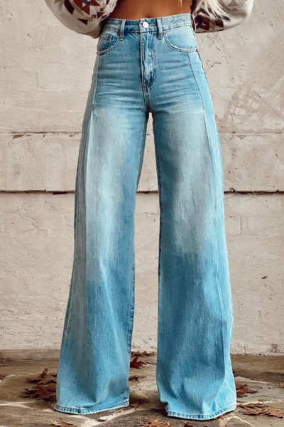 Mailin - Pantalon Imprimé à Jambe Large Et Evasée