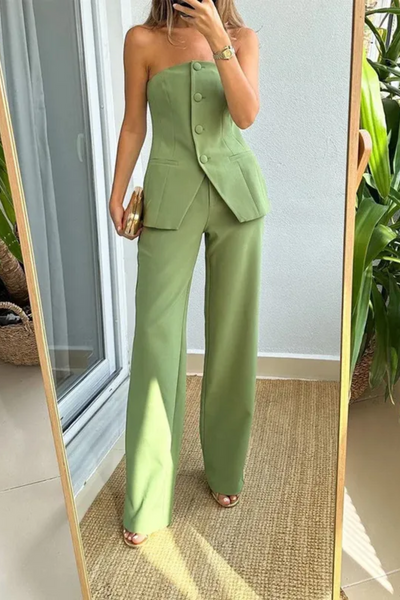 Elena | Ensemble haut tube et pantalon pour femme