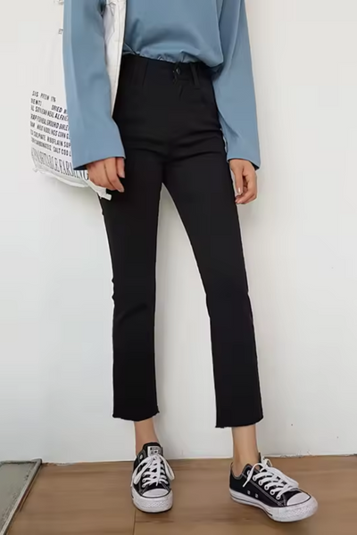 Lila | Jean droit bleu clair pour femme