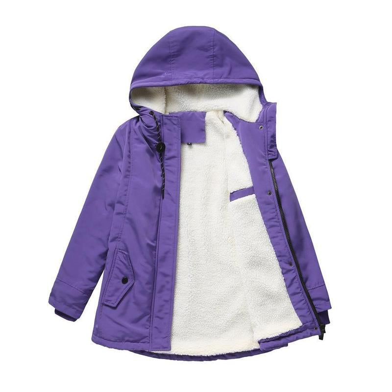 Parka Cintrée à Capuche Douillette