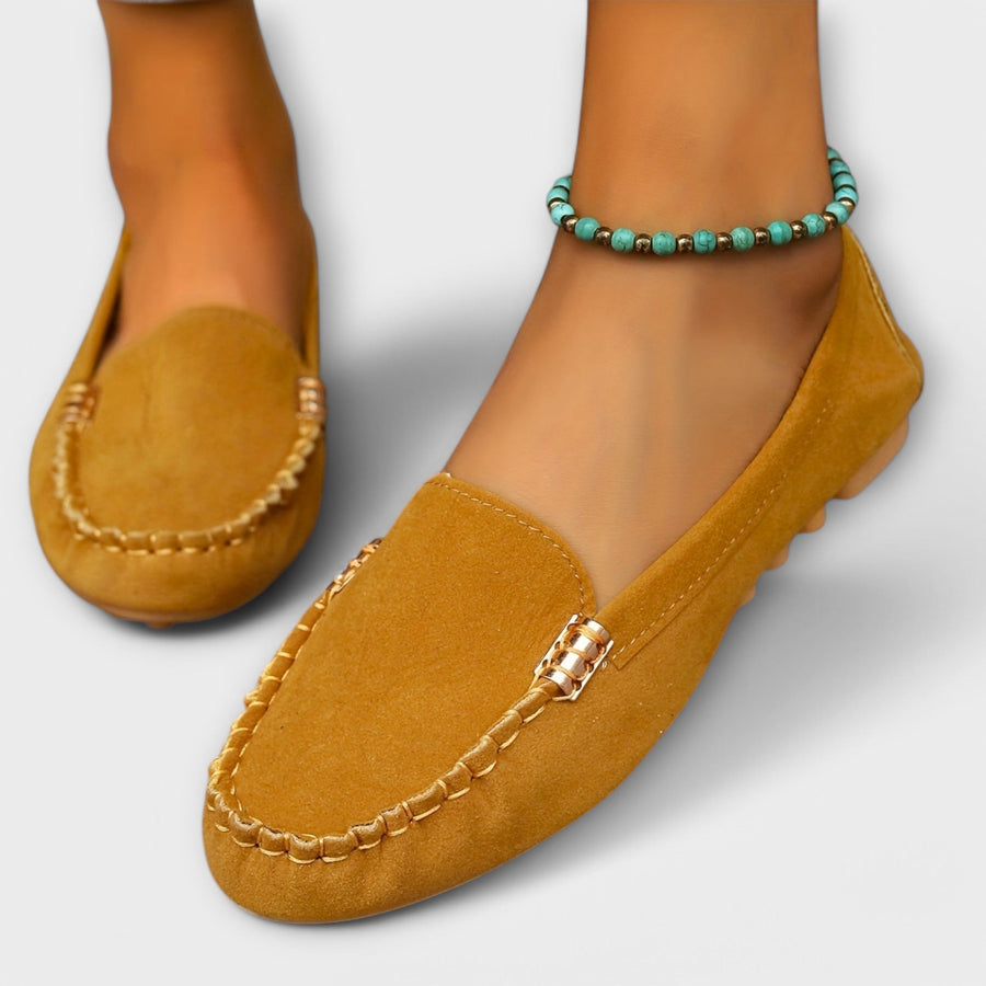Mocassins à enfiler détails métallisés — vue arrière