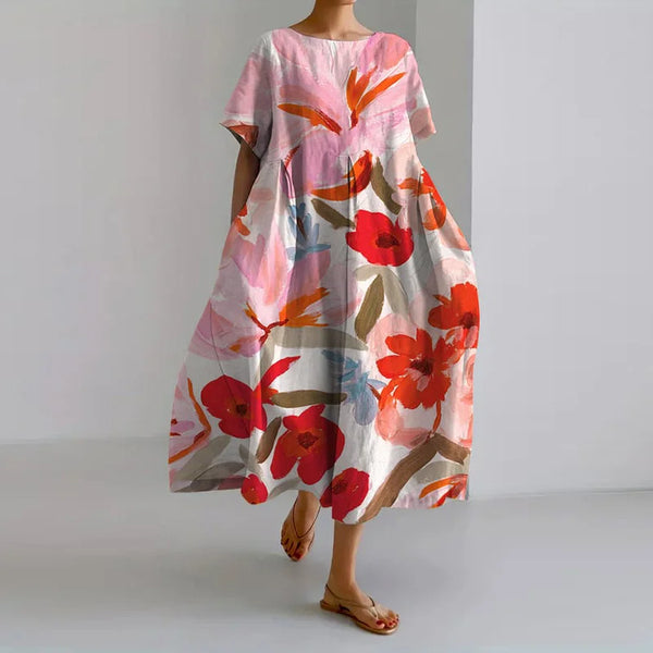 Robe Estivale Imprimée Floral Rosanna