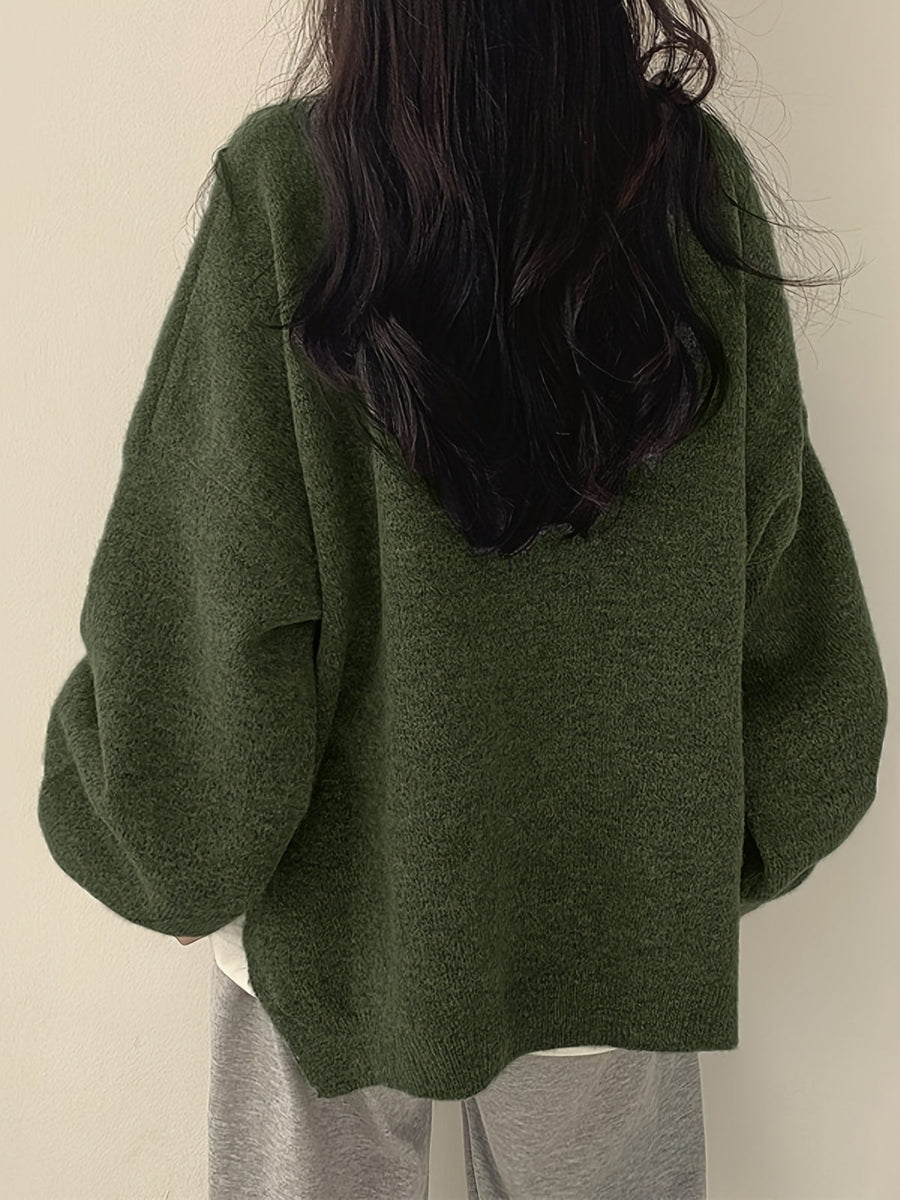 Sweat Oversize à Détails Asymétriques