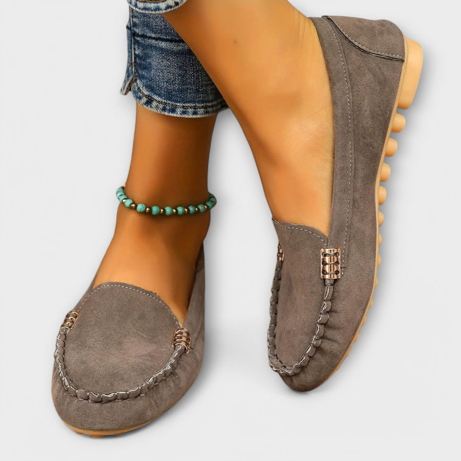 Mocassins à enfiler détails métallisés — ensemble du modèle