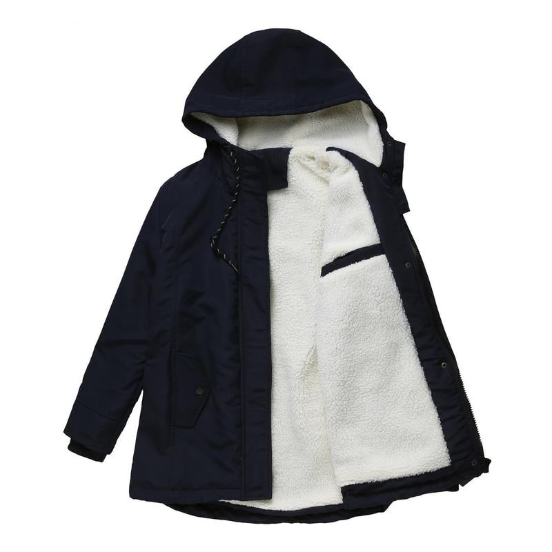 Parka Cintrée à Capuche Douillette