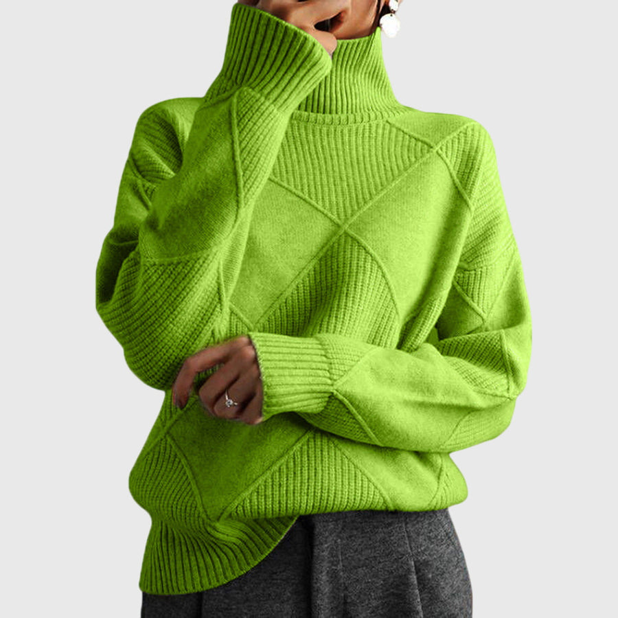 Pull Col Roulé Élégance Intemporelle