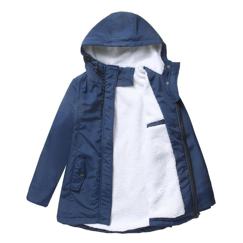 Parka Cintrée à Capuche Douillette
