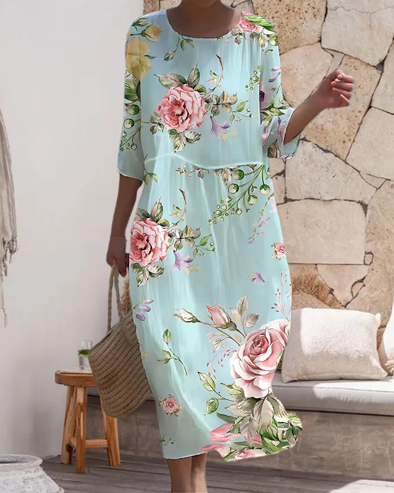 Martha™ | Robe Florale Élégante