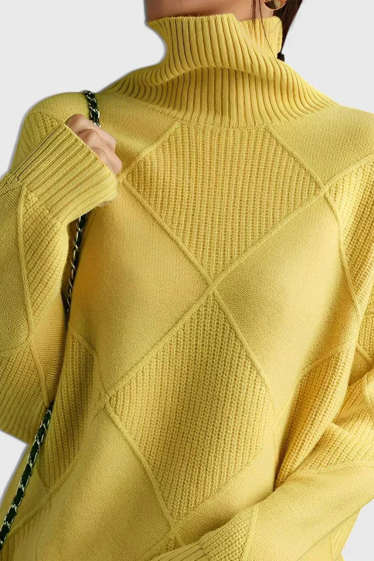 Pull Col Rond Épuré Coupe Ajustée