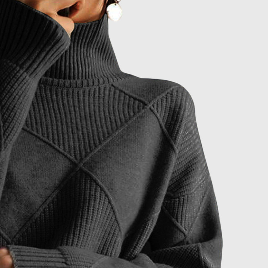 Pull Col Roulé Élégance Intemporelle