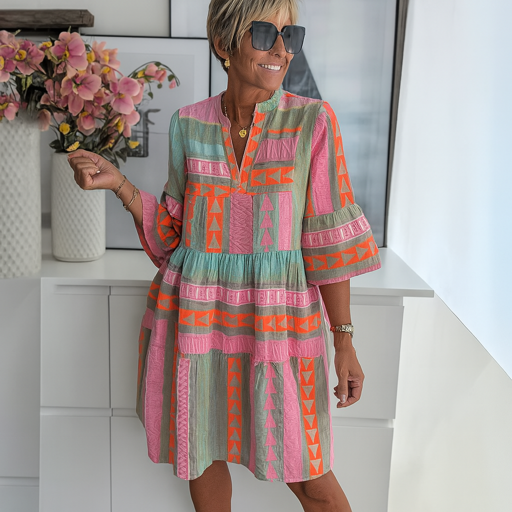 Stacey - robe d'été brodée
