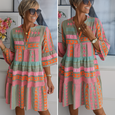 Stacey - robe d'été brodée