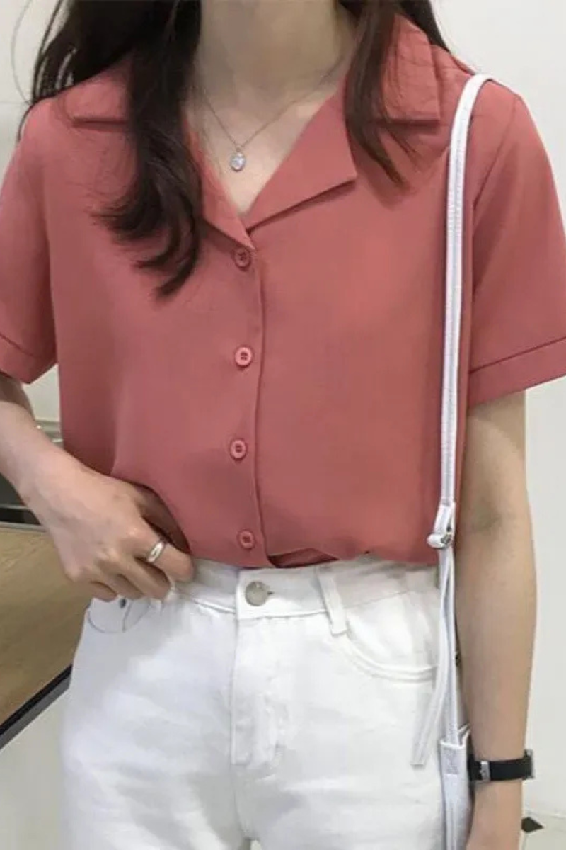Ailani | Chemise en mousseline blanche pour femmes