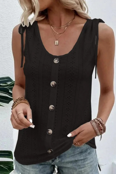 Araminta | Tops décontractés à épaules avec nœud papillon