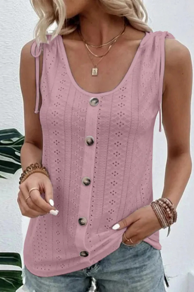 Araminta | Tops décontractés à épaules avec nœud papillon