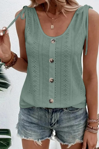 Araminta | Tops décontractés à épaules avec nœud papillon