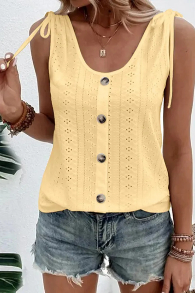 Araminta | Tops décontractés à épaules avec nœud papillon