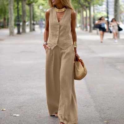 Ave - Ensemble élégant pour femmes - Top et pantalon
