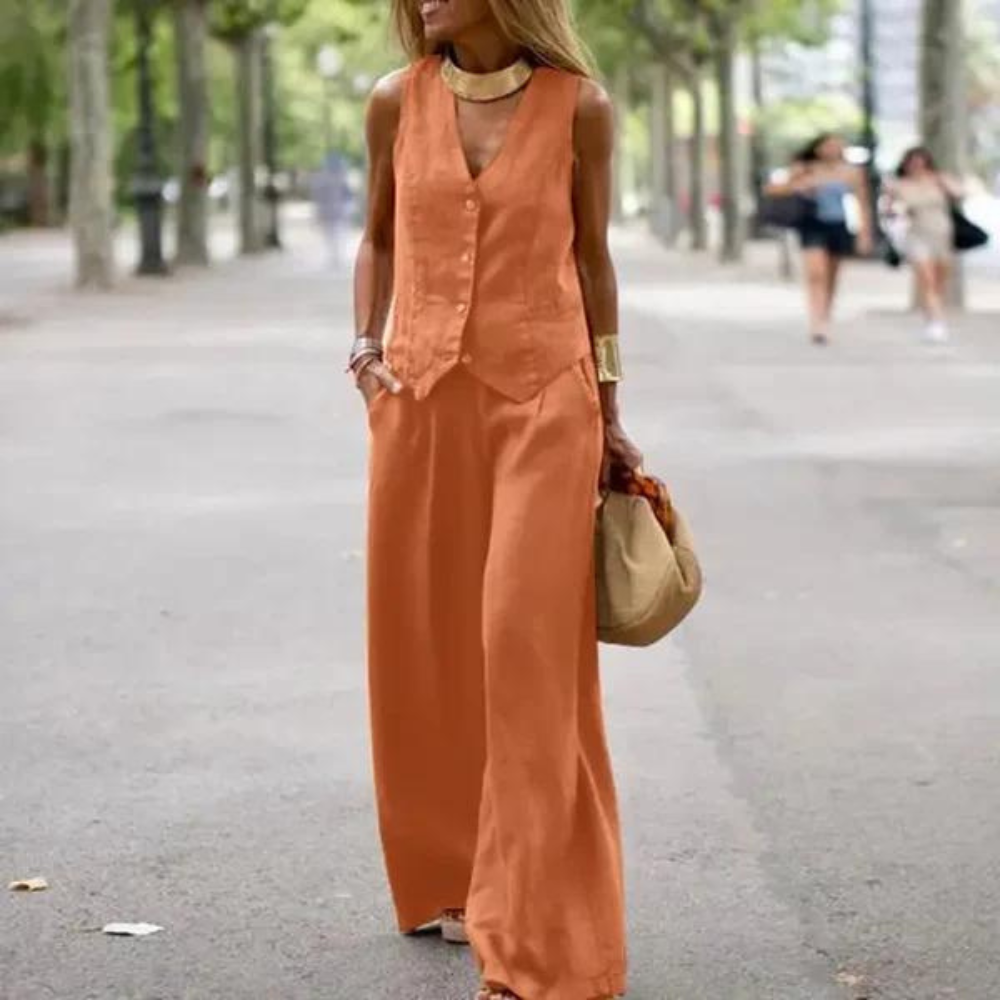 Ave - Ensemble élégant pour femmes - Top et pantalon