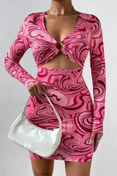 Aven | Robe décontractée ajustée et évasée