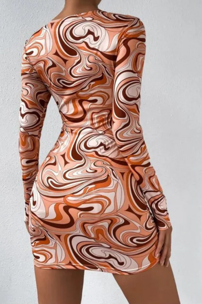 Aven | Robe décontractée ajustée et évasée