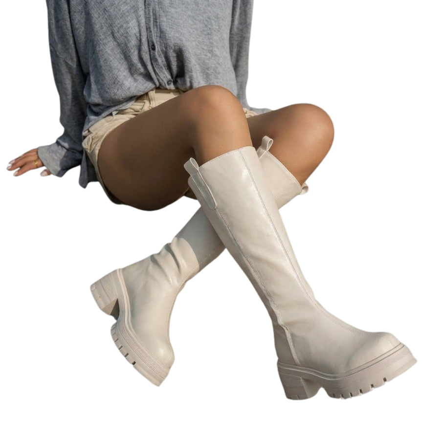 Bottes Hautes Chaudes à Doublure Confortable