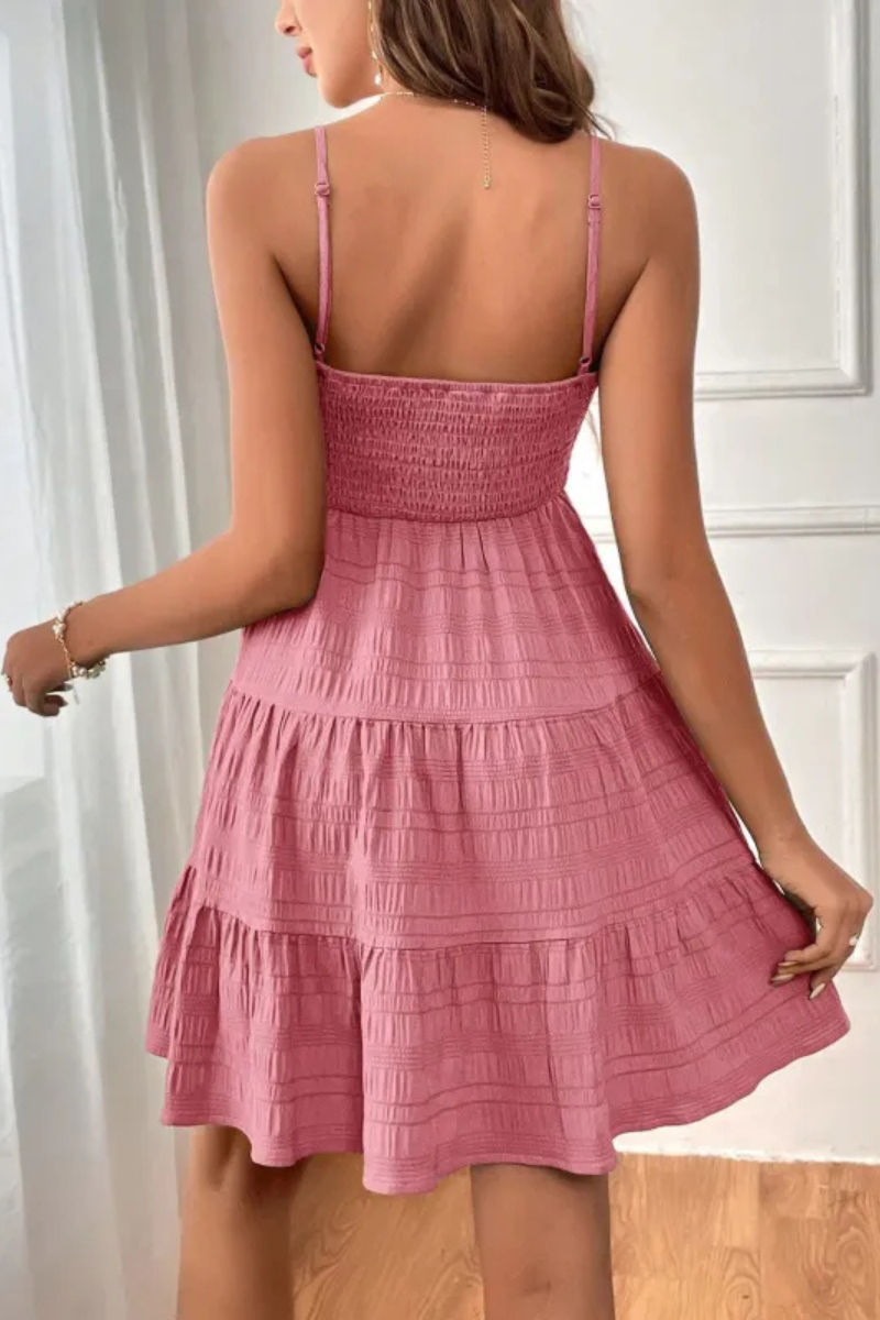 Belle | Robe d'été plissée à bretelles