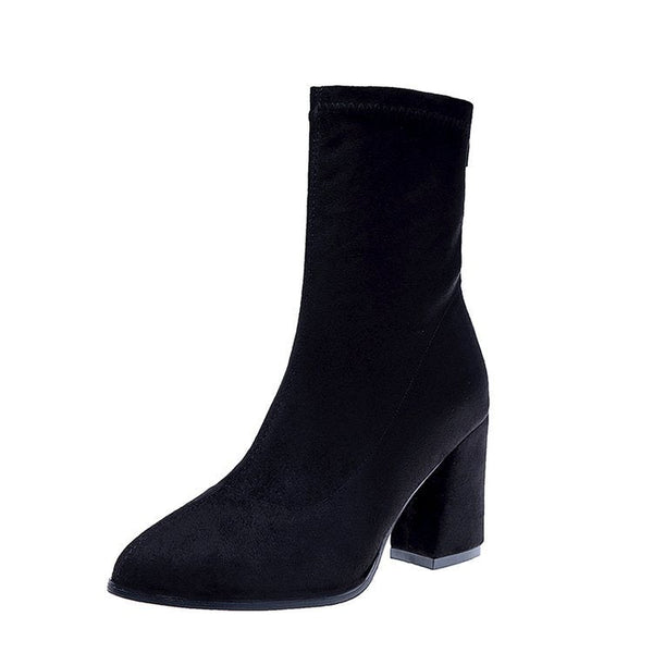 Bottines Chelsea à Talon Bloc
