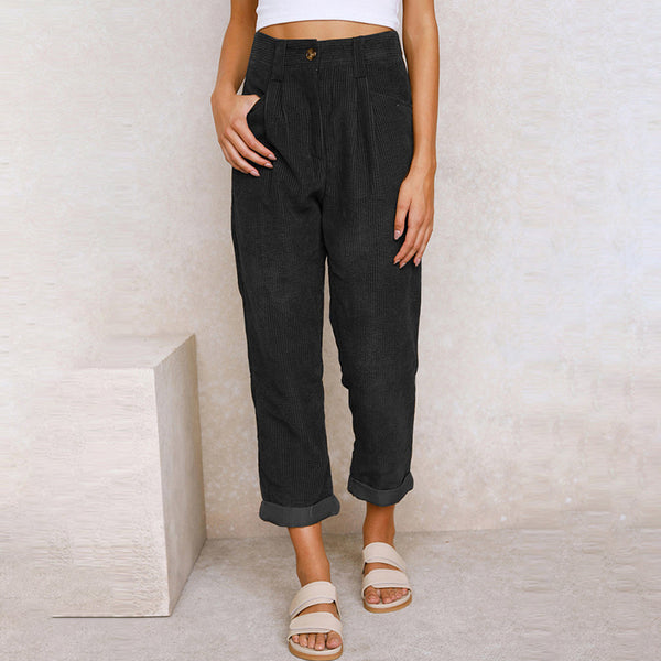 Pantalons taille haute pour femmes