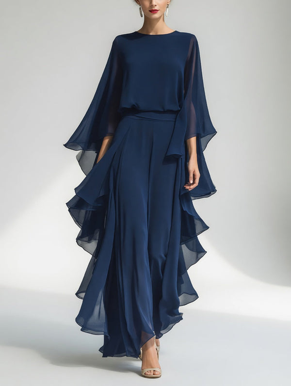 Robe longue fluide - Élégance intemporelle pour femme