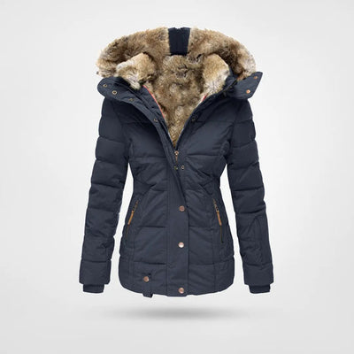 Zarah - Veste d'hiver chaude et imperméable avec doublure et capuche