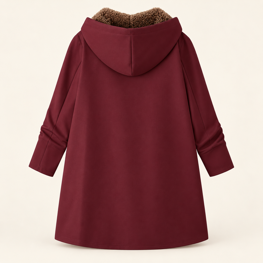 Manteau Capuche Doublé Douillet