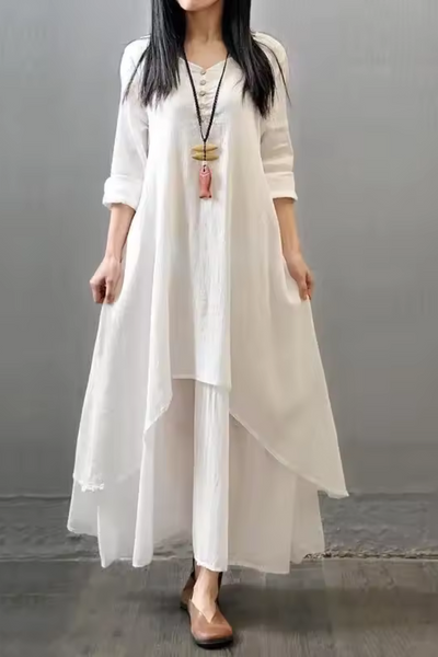 Briony | Deux fausses robes de lin