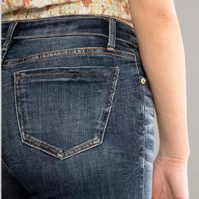 Pantalon évasé stylé avec doubles boutons - ANNEMARI