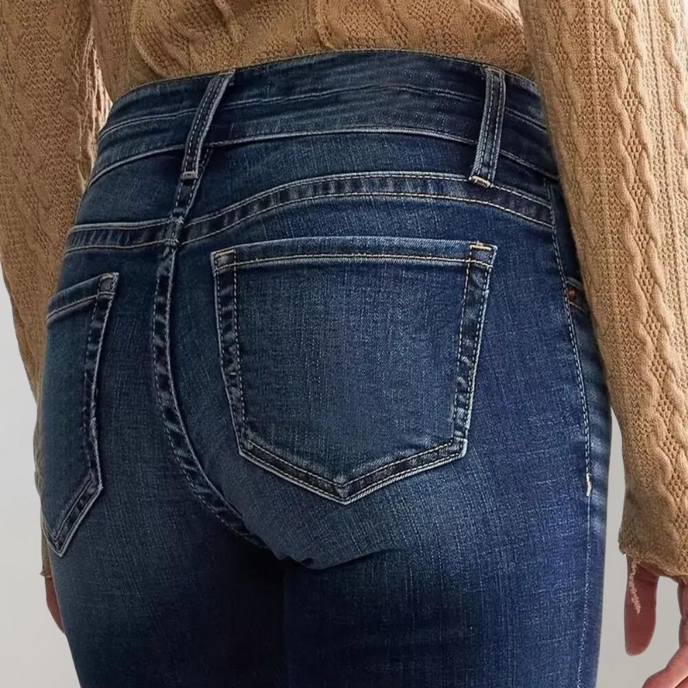 Pantalon évasé stylé avec doubles boutons - ANNEMARI