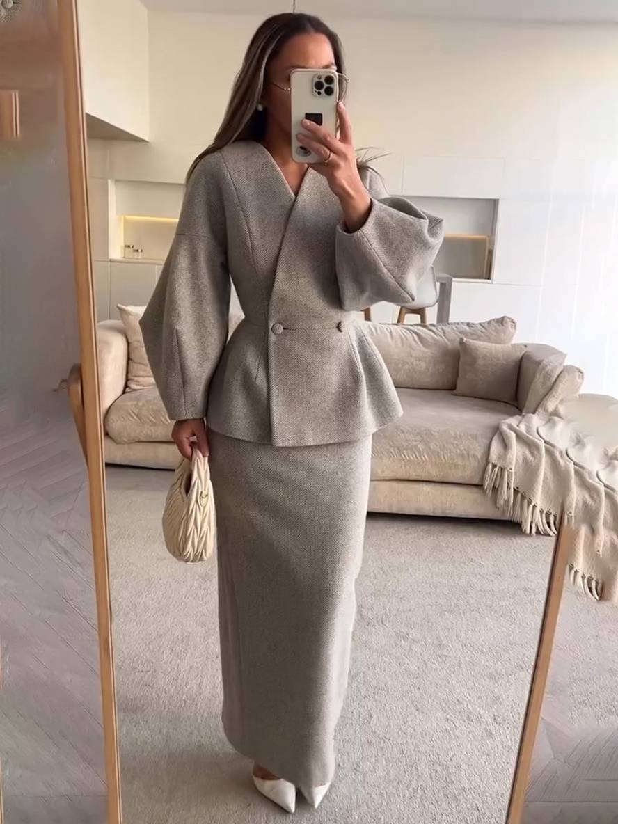 Cocolii – Ensemble jupe & veste vintage chic