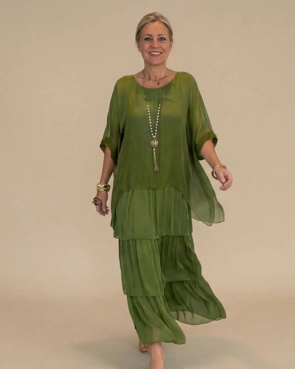 Lara - Robe longue élégante et fluide