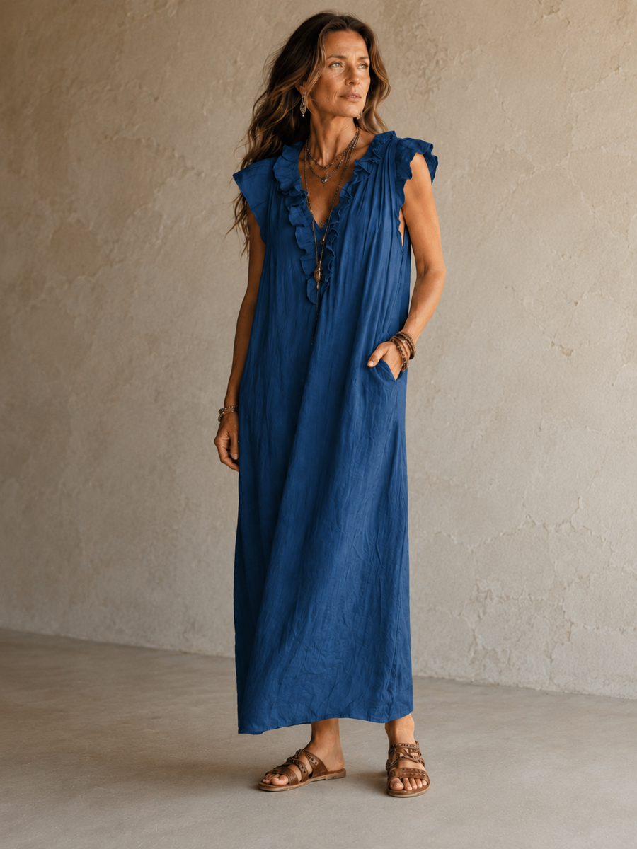 Robe Camélia — studio bleu