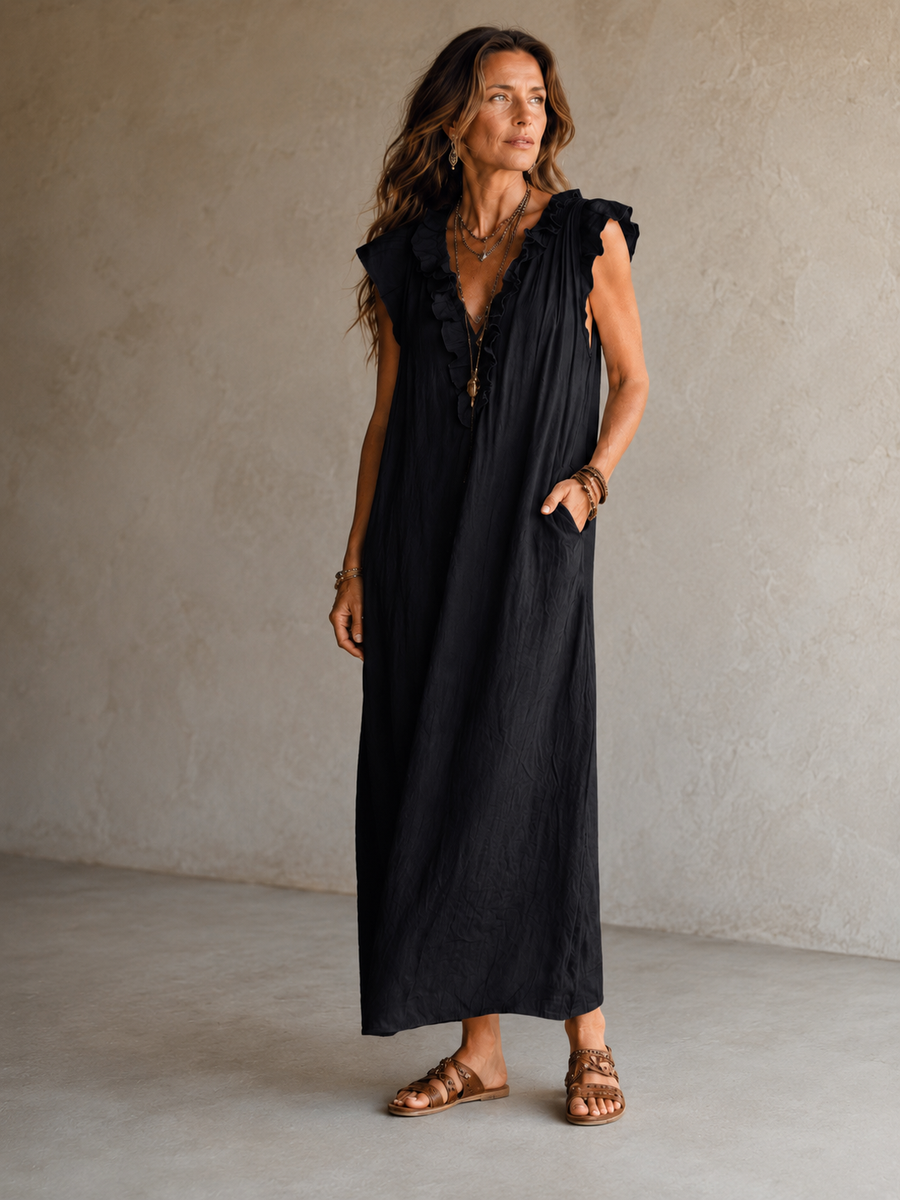 Robe Camélia — studio noir