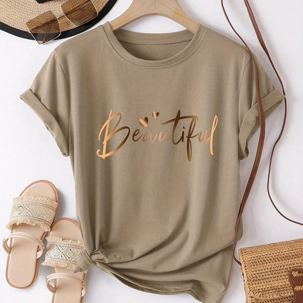 T-Shirt décontracté - Coupe décontractée et mélange de coton doux