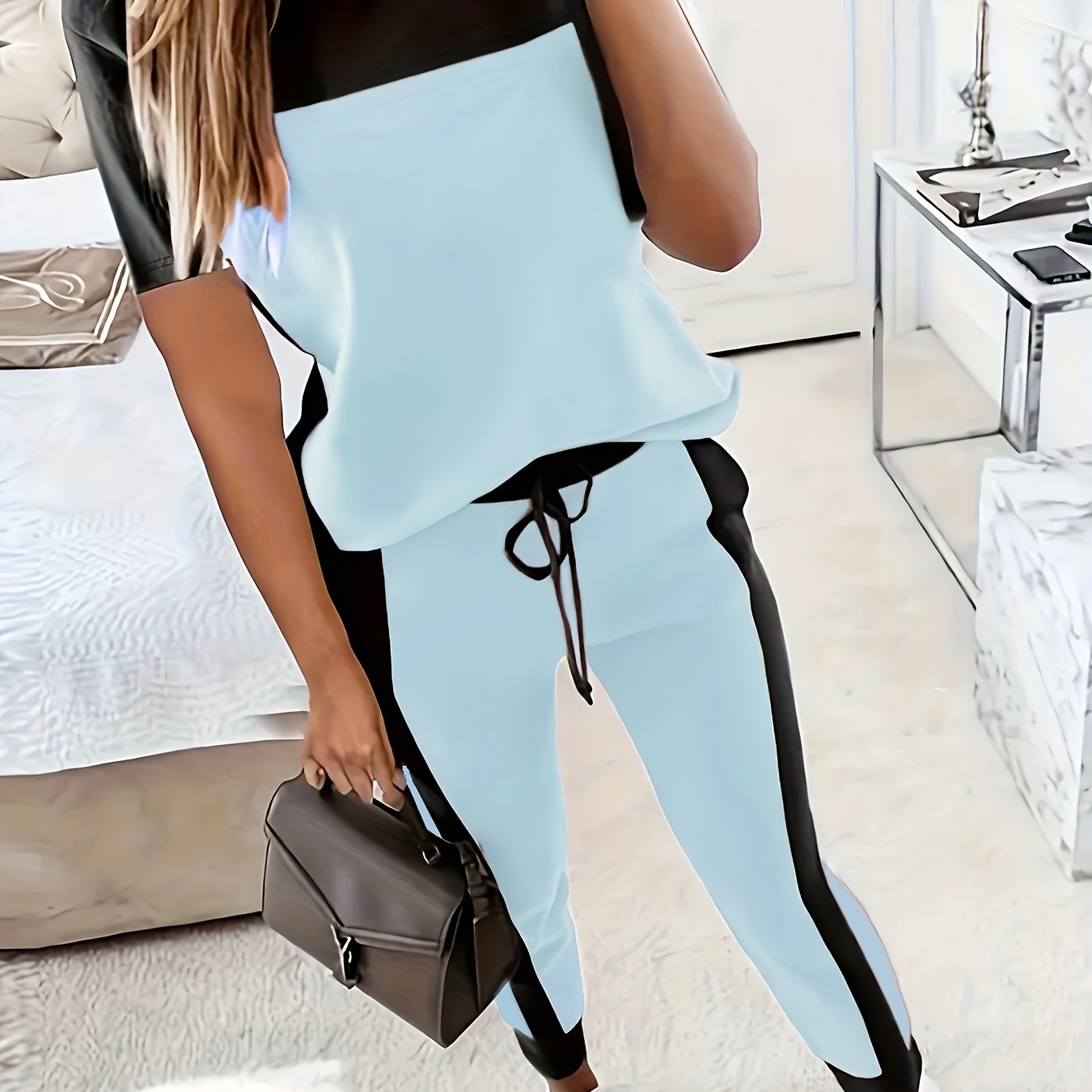 Ensemble de t-shirts décontractés - col rond et coupe régulière