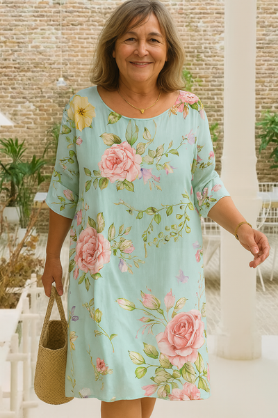 Martha™ | Robe Florale Élégante
