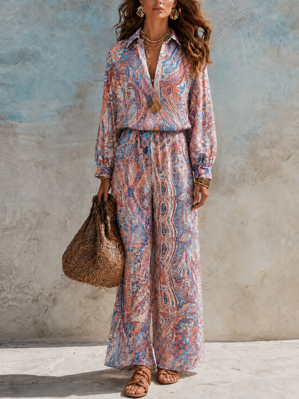 Élise | Conjunto de dos piezas bohemio fluido